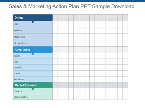 Action Plan PowerPoint Examples