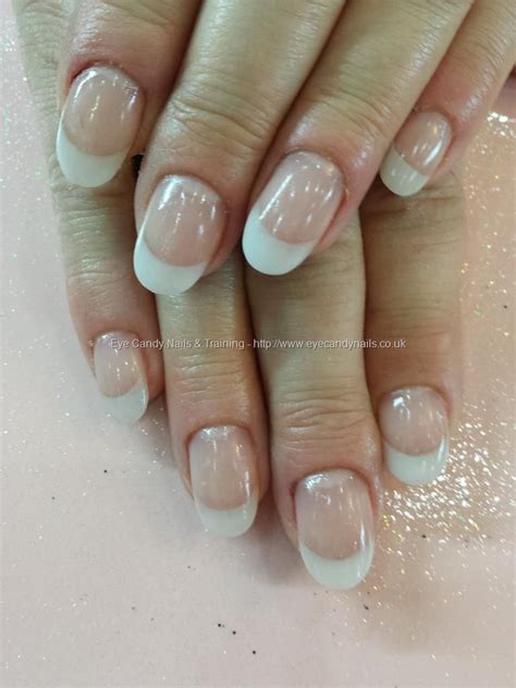 Natural white acrylic overlays | Nails, Acrylic nails, Nail art