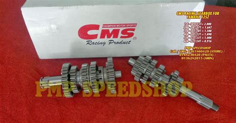 NEW CMS GEARBOX RACING FOR YAMAHA 125Z ~ PALEX MOTOR PARTS ONLINE STORE