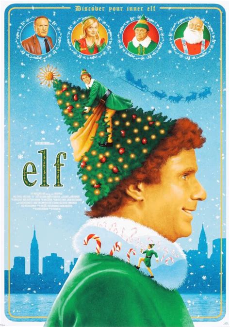 Elf Movie Poster - Classic 00's Vintage Poster Print - prints4u