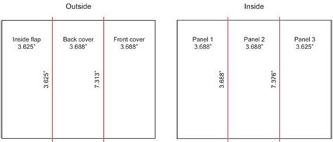 Tri Fold Brochure Dimensions | Standard Size Trifold Brochure