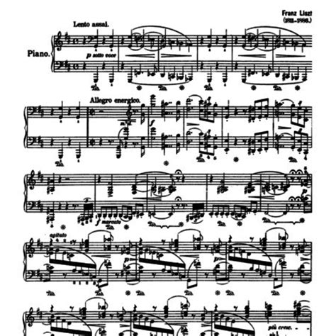 Liszt - Sonata in B Minor - PianoWorks