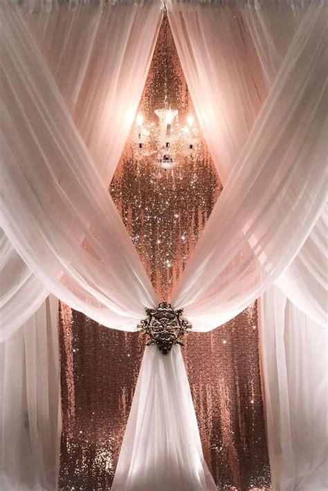 Glamorous Rose Gold Wedding Decor Ideas See more: http://www ...