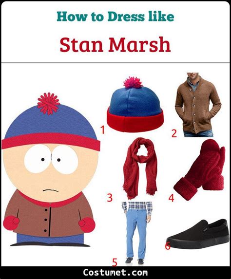 Stan Marsh Costume from South Park for Cosplay & Halloween 2022 ...