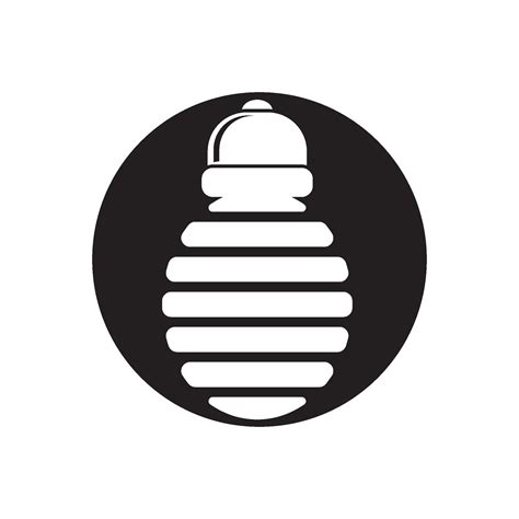 Vector fluorescent bulbs icon logo vector design template 36702498 ...