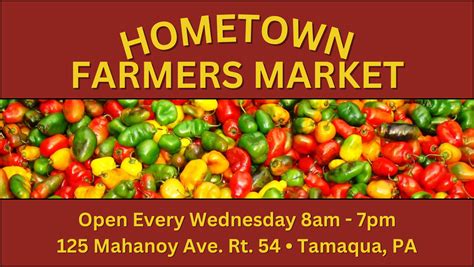 Location & Hours – Hometown Farmers Market