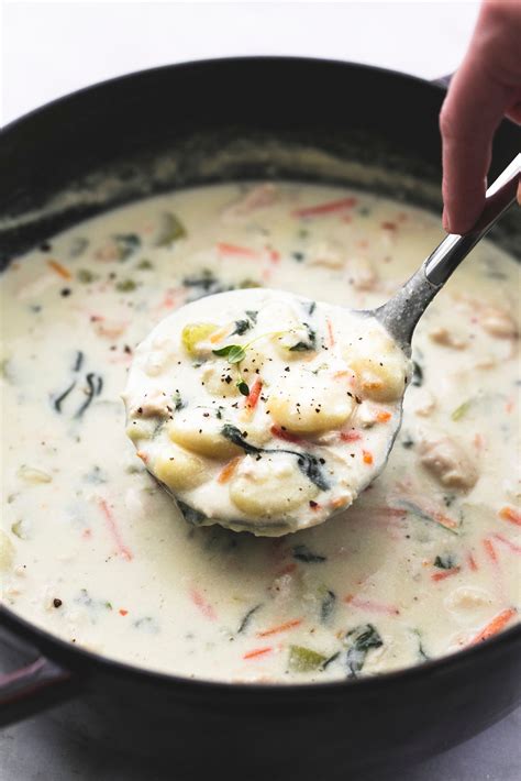 Olive Garden Creamy Chicken Gnocchi Soup | Chicken gnocchi soup olive ...