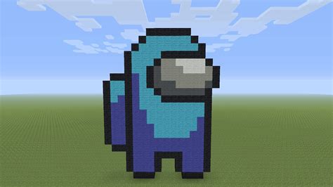 Minecraft Pixel Art - Among Us - Nhịp Sống