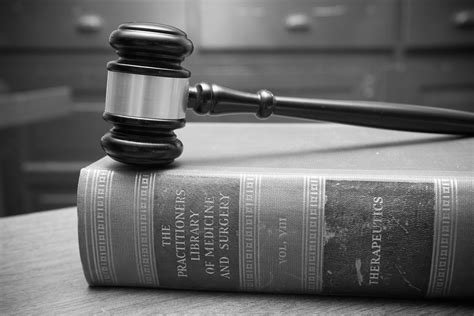 Black and White Gavel in Courtroom - Law Books | Gavel on a … | Flickr