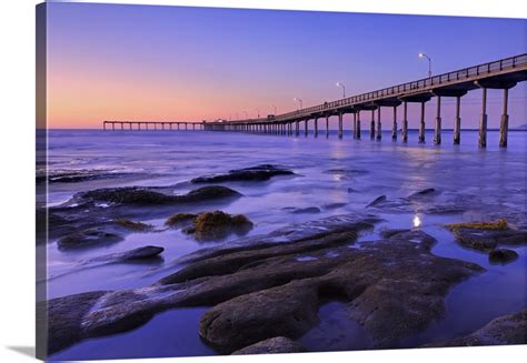 Ocean Beach Pier, San Diego, California Wall Art, Canvas Prints, Framed ...