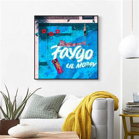 Lil Mosey Blueberry Faygo music album Painting poster art | Etsy