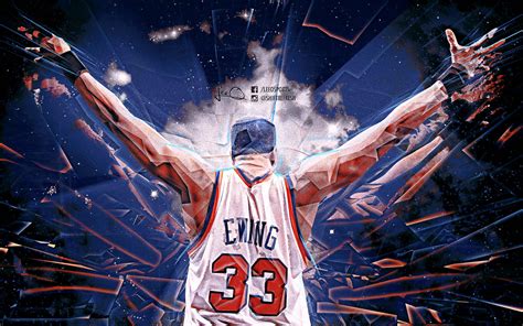 Patrick Ewing NBA Wallpaper by skythlee on DeviantArt