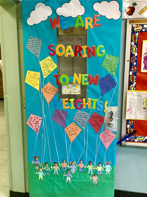 Spring Summer Classroom Door | Spring classroom, Door decorations ...