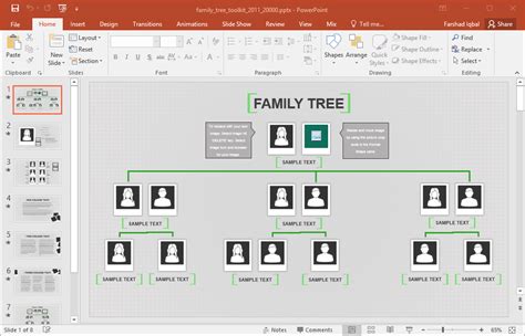 10 Generation Family Tree Template Excel Collection