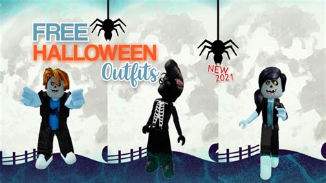 FREE Roblox HALLOWEEN Outfits 2021 🕸🎃 - YouTube