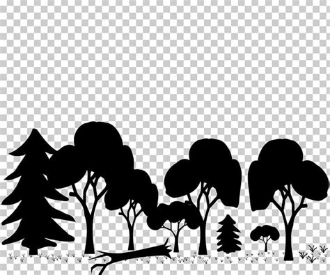 Silhouette Forest PNG, Clipart, Animals, Black, Black And White, Branch ...