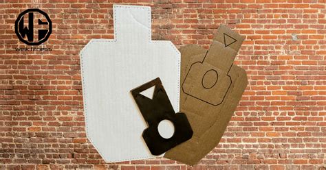 Dry Fire Cardboard Targets: Shooting Targets Safely at Home