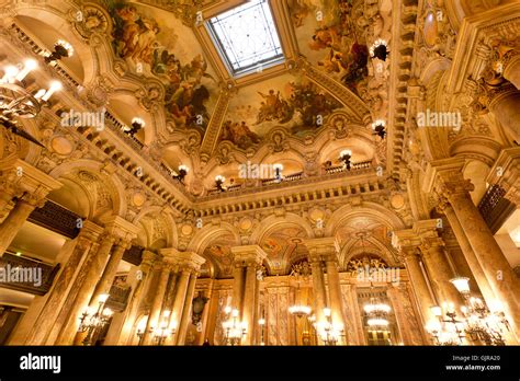 the interior of grand Opera in Paris Stock Photo - Alamy