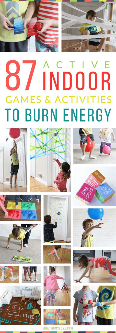 87 Energy Busting Indoor Games Activities For Kids Because Cabin Fever ...