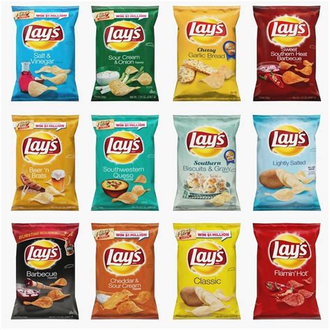 Lays Chips Low Poly 3D model | CGTrader