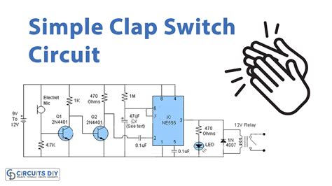 Electronic Clap Switch Circuit Diagram