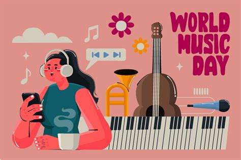 World Music Day Background Celebration Graphic by april_arts · Creative ...