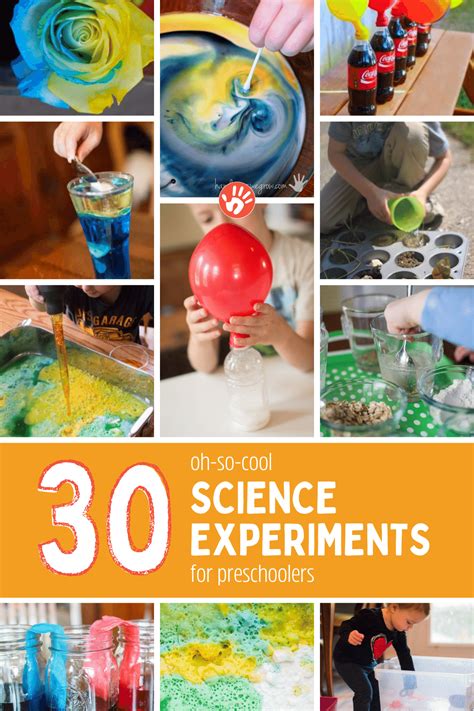 Science Experiments for Preschoolers | hands on : as we grow