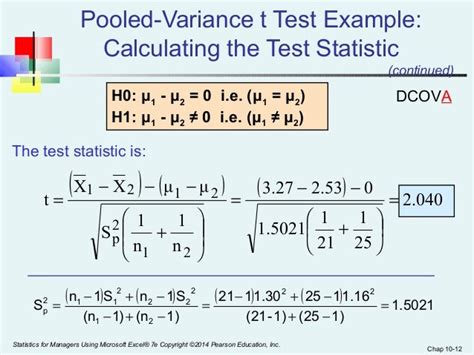 Two-sample Hypothesis Tests