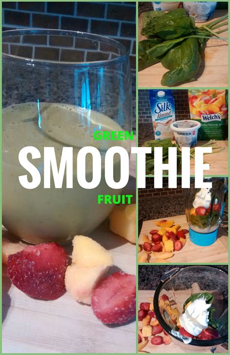 Green Fruit Smoothie Recipe - The Olive Blogger