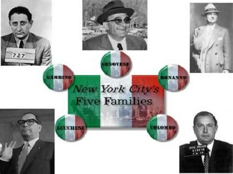 NYC MAFIA 5 FAMILIES 8X10 PHOTO MAFIA ORGANIZED CRIME MOBSTER MOB ...