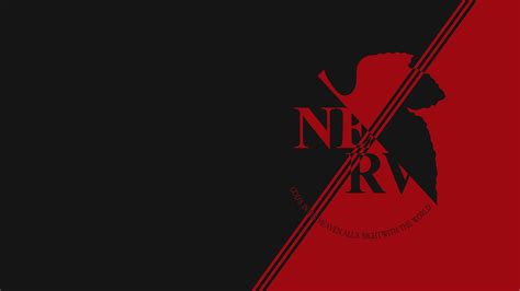 #Nerv fictional logo Neon Genesis Evangelion #4K #wallpaper # ...