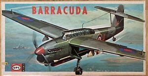 UPC Fairey Barracuda Torpedo Bomber - 1/72 Scale - Vintage 1968 Kit | eBay