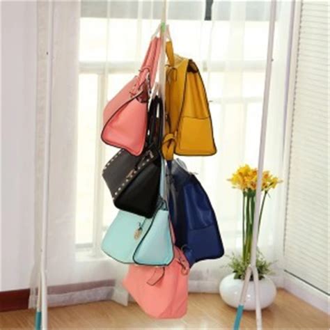 Aliexpress.com : Buy 5 Hooks Handbag Bag Purse Holder Shelf Hanger Rack ...