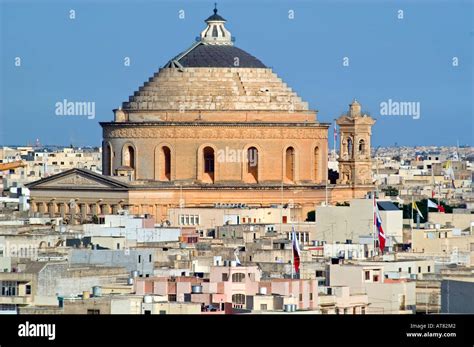 Mosta Dome Malta Stock Photo - Alamy