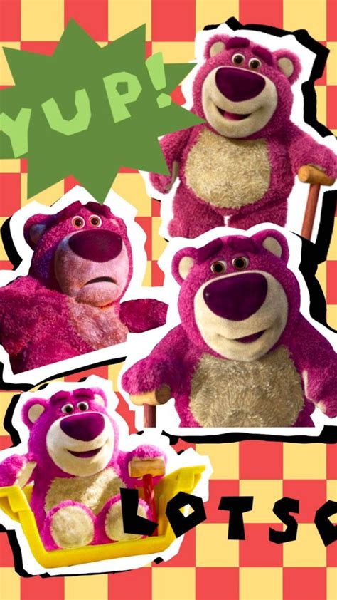 Download Cool Lotso Collage Wallpaper | Wallpapers.com Pink Wallpaper ...