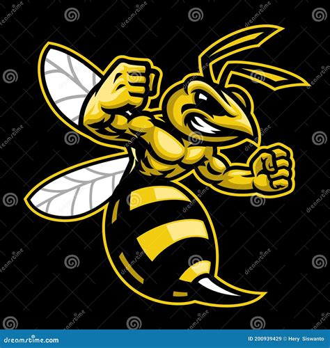 Hornet Mascot Cartoons, Illustrations & Vector Stock Images - 1142112 ...