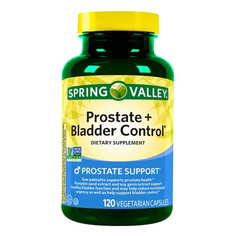 Spring Valley Prostate + Bladder Control Dietary Supplement, 120 ...