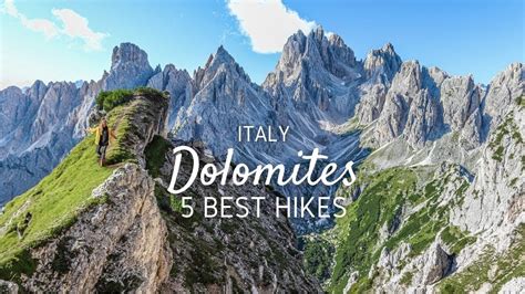 The 5 best hikes of the Dolomites in Italy - YouTube