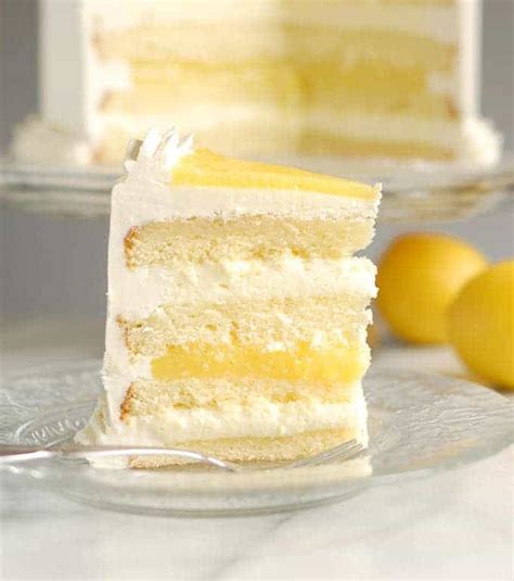 Luscious Lemon Mousse Cake | i am baker