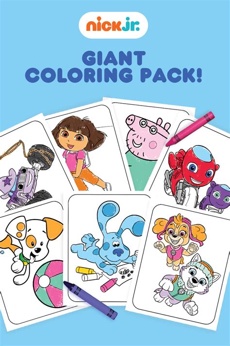 Get Out the Big Crayons for This Giant Coloring Pack! | Nickelodeon Parents