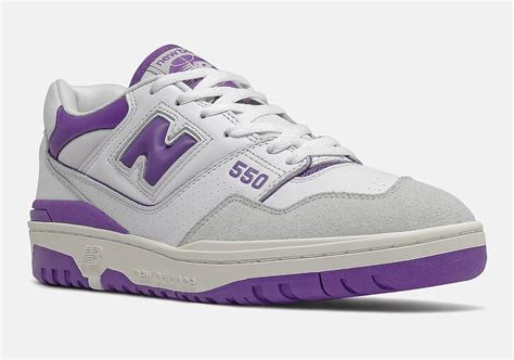 New Balance Pump Out a Purple-Tinged 550 - Sneaker Freaker