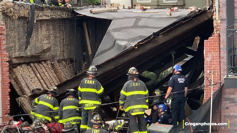 FDNY Rescues Two From Brooklyn Building Collapse - YouTube