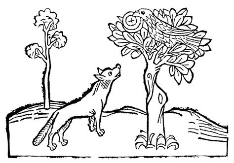 Aesop Fox And Crow Drawing by Granger - Fine Art America