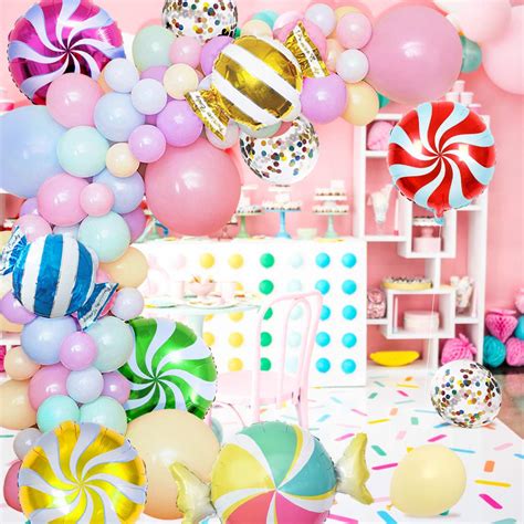 Buy Candy Balloon Garland and Arch Kit - Candyland Party Decorations ...