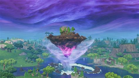 Fortnite's Floating Island Will Form Volcanic Pits