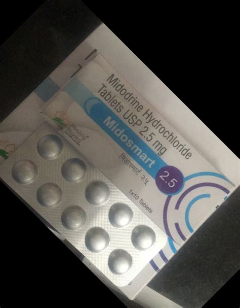 MIDODRINE HYDROCHLORIDE TABLETS at Rs 495/stripe | Midodrine Tablets in ...