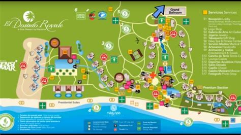 Map Of El Dorado Royale Resort In Mexico - Get Latest Map Update