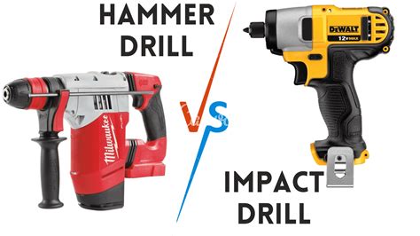 Impact Drill Vs Hammer Drill: Which Is Better? - Saw Tools Guide