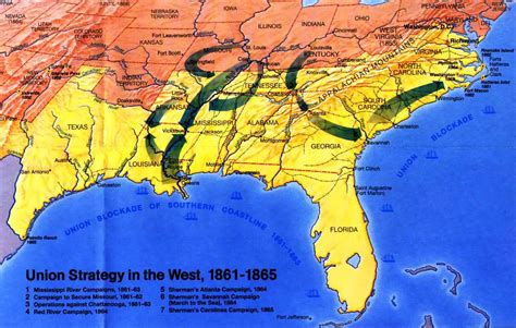 Civil War in America Timeline of Battles