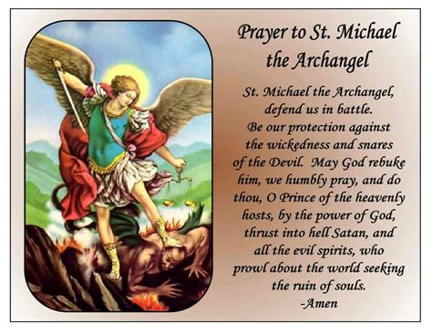 Amazon.com: Prayer to St. Michael the Archangel MAGNET : Handmade Products